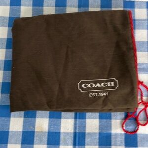 Coach dust bag